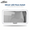 CleanTech® Miroir LED Pare-Soleil – Rechargeable, tactile, 3 modes d'éclairage