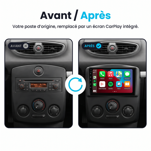 CarPlay Renault CLIO 3 (2005-2014) – TYPE A