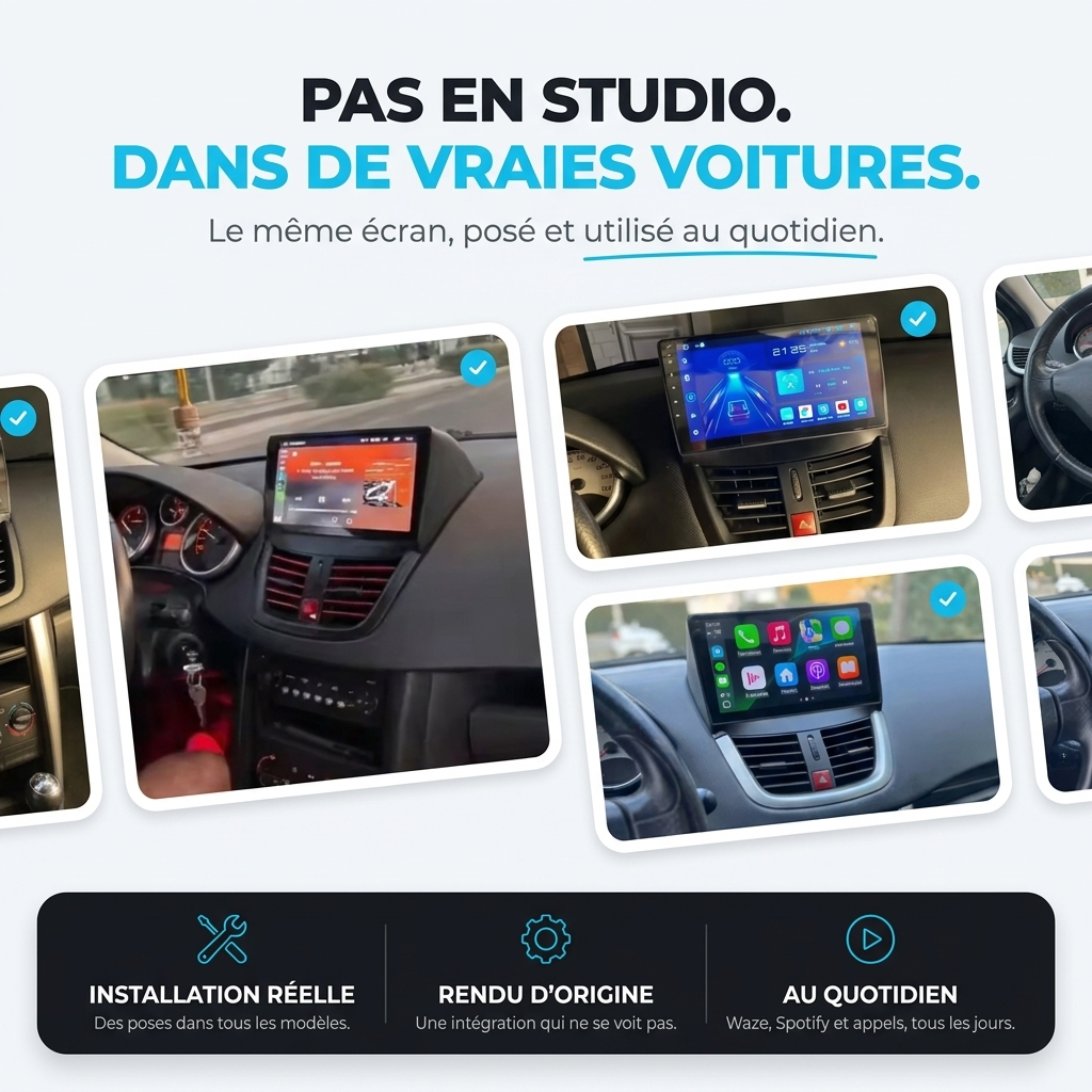 CarPlay Peugeot 207 (2006-2015)