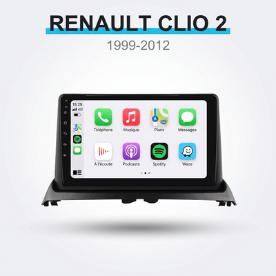 CarPlay Renault CLIO 2 (1999-2012) Sans aération
