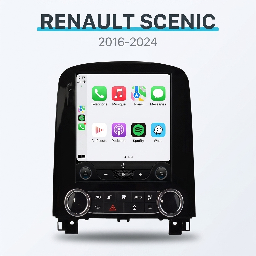 CarPlay Renault Scénic 3 Phase 2 (2016-2024) & scenic 4
