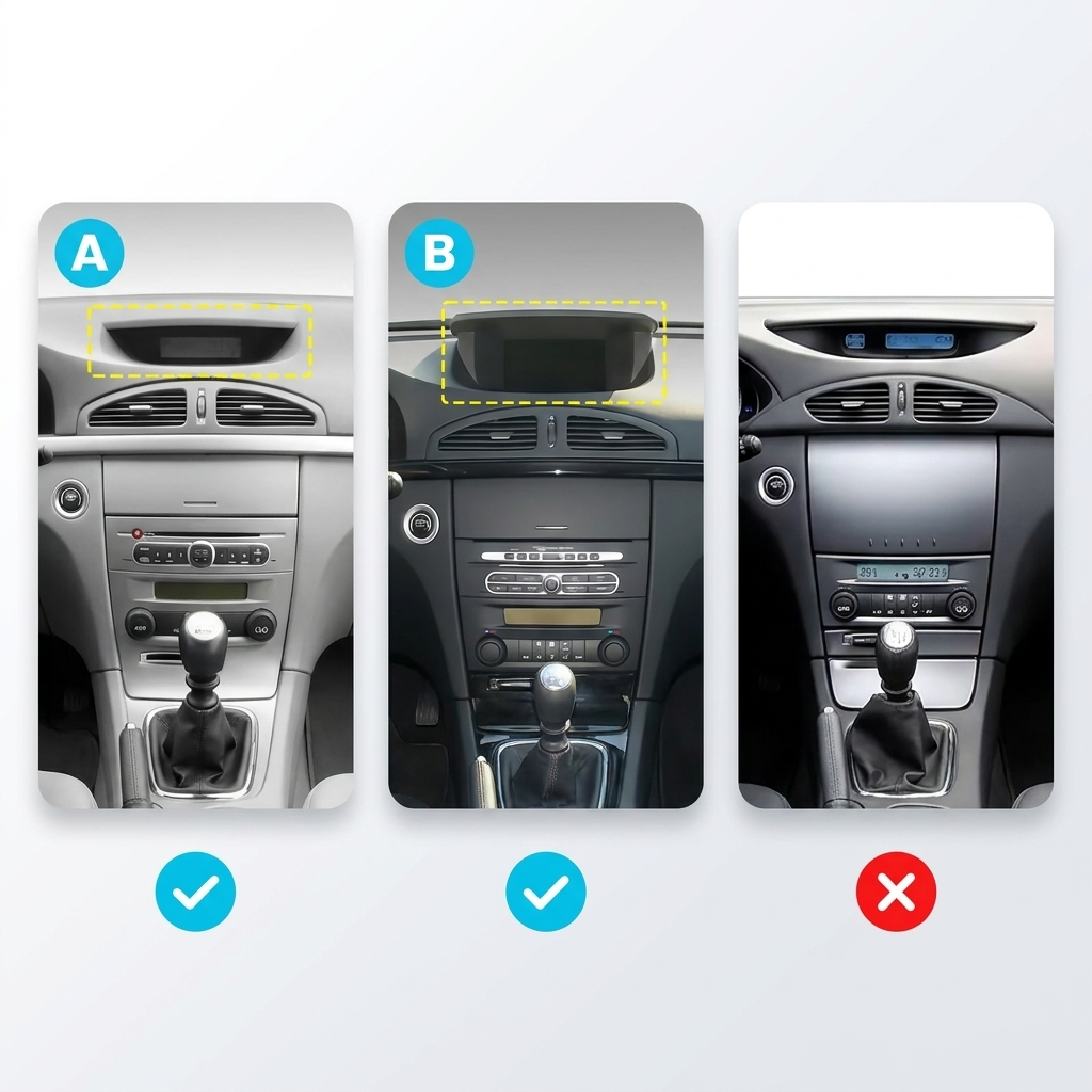 Autoradio CarPlay & Android Auto Renault Laguna 2 (2001-2007) – Type A