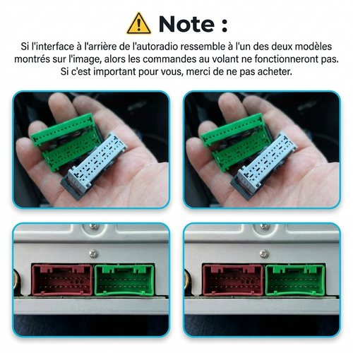 Autoradio CarPlay & Android Auto Renault Laguna 2 (2001-2007) – Type A
