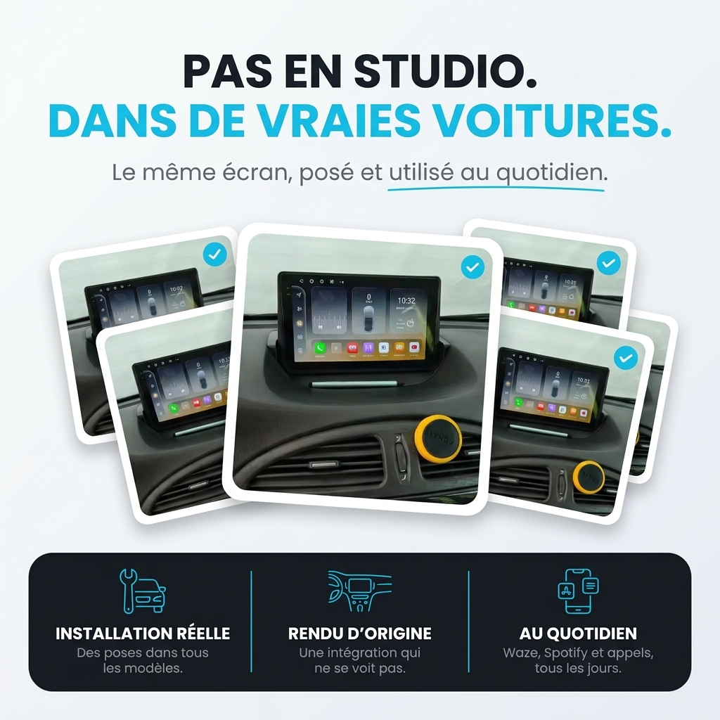 Autoradio CarPlay & Android Auto Renault Laguna 2 (2001-2007) – Type A