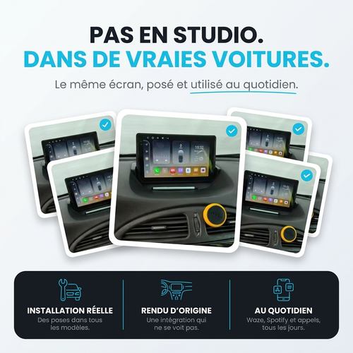 Autoradio CarPlay & Android Auto Renault Laguna 2 (2001-2007) – Type A