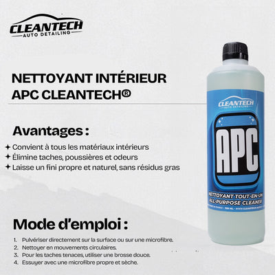 Nettoyant Intérieur Multi-Surfaces - CleanTech® APC PRÊT À L'EMPLOI